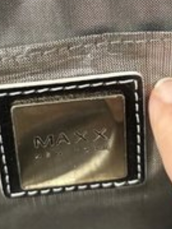 Maxx New York Black and Tan Woven Top-Handle Satchel - Picture 2 of 3